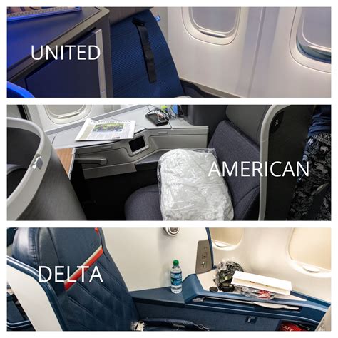 united vs american airlines first class